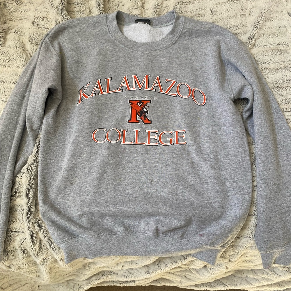 Grey crew neck